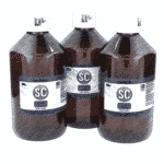 SC Basic Farbe Essence Flasche, medizinisches Produkt, Naturstoff, Injektionslösung, medizinische Versorgung, pharmazeutischer Artikel, medizinische Flasche, Arzneimittel, Medikamentenflasche, Apotheke.