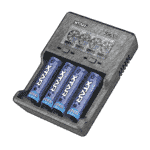 Akku-Ladegerät für Xtar 4-AA-Batterien, digitales Ladegerät mit automatischer Erkennung, Eudel für Akkus, wiederverwendbar, in hochwertiger Verarbeitung.