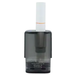 InnoCigs Vaporizer in grau mit weißem Mundstück, kompakt und modern gestaltet, geeignet für aromatherapeutische Anwendungen oder E-Zigaretten.
