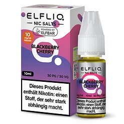 ELFLIQ - Blackberry Cherry - Nikotinsalz Liquid
