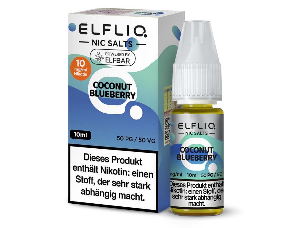ELFLIQ - Coconut Blueberry - Nikotinsalz Liquid 1 ELFLIQ - Coconut Blueberry - Nikotinsalz Liquid