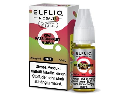 ELFLIQ - Kiwi Passion Fruit Guava - Nikotinsalz Liquid - 9,75