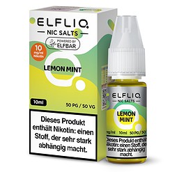 ELFLIQ - Lemon Mint - Nikotinsalz Liquid