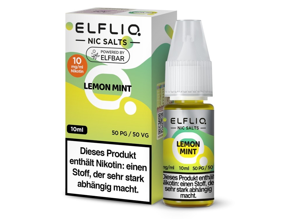 ELFLIQ - Lemon Mint - Nikotinsalz Liquid 1 ELFLIQ - Lemon Mint - Nikotinsalz Liquid