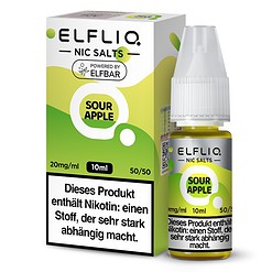 ELFLIQ - Sour Apple - Nikotinsalz Liquid