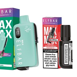 Elfbar Max + 10ml Liquid - Set
