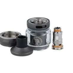 Hochwertiger Dampf-Vape-Tank mit Ersatzteilen für E-Zigaretten, modern und langlebig.
