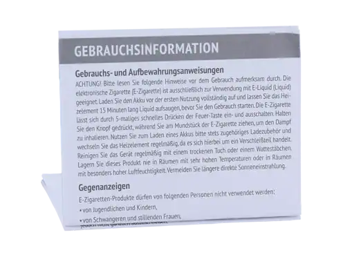 GeekVape Wenax M1 Cartridge 4 Gebrauchsinformation für E-Zigaretten, Anleitung zur sicheren Nutzung, Hinweise zur Handhabung, Pflege und Lagerung, inklusive Warnhinweisen und Ausschlusskriterien.