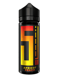 Säureflasche für e-Zigaretten mit Apricot-Peach-Geschmack, aromatischer E-Liquid-Flüssigkeit, ideal für Dampfer, hoher Qualitätsstandard.