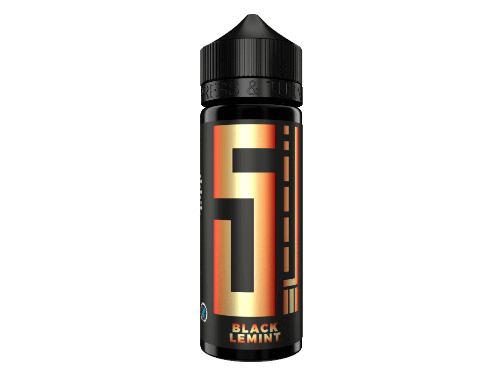5EL Black Lemint 10 ml 1 Hochwertiges Liquid in schwarz, mit “Black Lemonit” Geschmack, ideal für E-Zigaretten, elegante Verpackung, modernes Design, für Vape-Enthusiasten, perfekte Aroma-Kombination, für ein intensives Raucherlebnis.