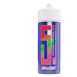 E-Z-Gas Trickflasche mit buntem Logo auf blauem Hintergrund, ideal für Camping und Freizeit.