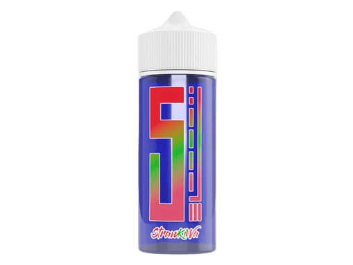 E-Z-Gas Trickflasche mit buntem Logo auf blauem Hintergrund, ideal für Camping und Freizeit.