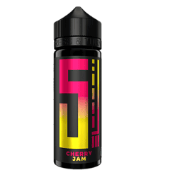 Flexibles, innovatives Energy-Drink-Flasche mit Cherry Jam Geschmack, modernes Design, ideal für den aktiven Lifestyle, für Energie bei Sport und Freizeit, hochwertige Verpackung, auffälliges Etikett.