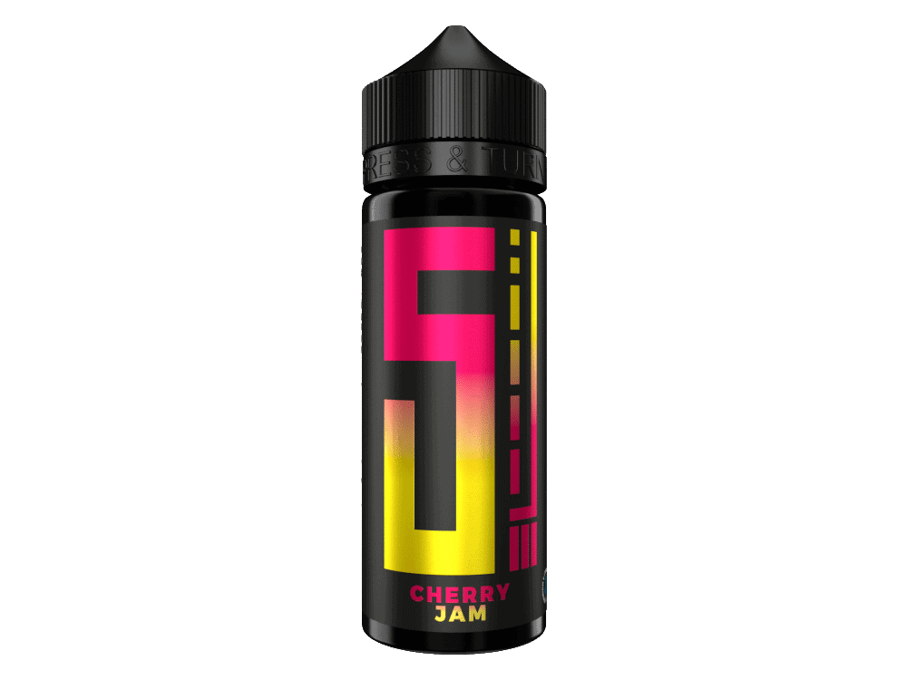 5EL Cherry Jam 10 ml 1 Flexibles, innovatives Energy-Drink-Flasche mit Cherry Jam Geschmack, modernes Design, ideal für den aktiven Lifestyle, für Energie bei Sport und Freizeit, hochwertige Verpackung, auffälliges Etikett.