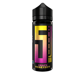 Flasche mit farbigem Gradient-Design, alkoholfreier Energy-Drink, 330ml, Grape Honeydew Geschmack, LETZ Go Sortiment, moderne Verpackung, Trendgetränk, vitalisierend, erfrischend, cooles Design.