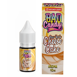 Bade Candy Cheescake Aroma für E-Zigaretten, 10 ml, Dessert Geschmack, Kaffeekuchen, hochwertiges Liquid, Vape-Aroma, süßer Nachgeschmack, Longfill, dampfen, E-Liquid, leckerer Dessertgeschmack, wird in Flasche geliefert.