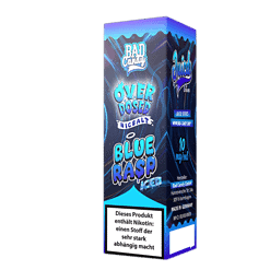 O.R. V2 Blue Raspel Nic Salt E-Liquid, 10ml, für Dampfer, intensiver blauer Himbeergeschmack, nikotinfrei.