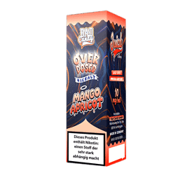 Knuspriger Zigarettenkopf mit Mango-Aprikose-Geschmack, perfekt für Vaping-Liebhaber, 10er Pack, Made in Germany, mit Nikotin.