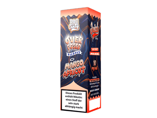 Knuspriger Zigarettenkopf mit Mango-Aprikose-Geschmack, perfekt für Vaping-Liebhaber, 10er Pack, Made in Germany, mit Nikotin.