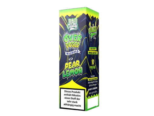 Oberfläche der E-Liquid-Box mit grafischem Design und Produktinformationen für den Online-Shop LETZ Go.