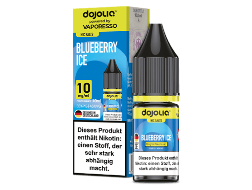 Nikotinsalz Blueberry Ice 10ml, Dr. Grabowski Vaporesso, e-Zigarette, Nikotinshot, Liquids, E-Liquid, Vape, E-Zigaretten Zubehör, Dampfer Zubehör, Liquids mit Nikotin, Aroma, Dampfen, Vape Shop.