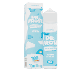 Arctic Blue Ice Dr. Frost E-Liquid, 10ml, Überdosiert, für E-Zigaretten, Longfill Flasche, Arctic Edition, angenehm erfrischender Geschmack.