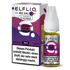 Nikotinsalz Liquid Blueberry Sour, 10ml, für E-Zigaretten, fruchtiger Geschmack, vom Online-Shop LETZ GO.