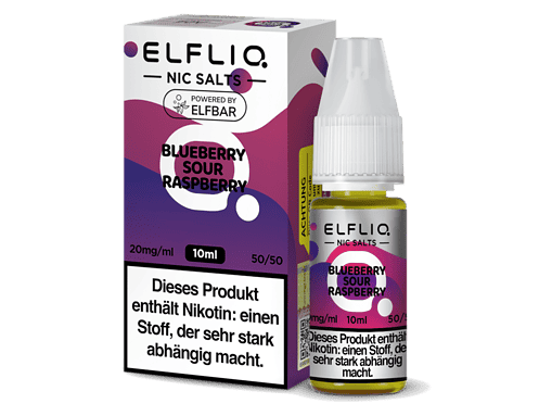 Nikotinsalz Liquid Blueberry Sour, 10ml, für E-Zigaretten, fruchtiger Geschmack, vom Online-Shop LETZ GO.