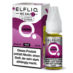 Grapefruit Nikotin Salz E-Liquid, 10ml Flasche, 20mg/ml, mit Hinweis auf starke Abhängigkeit, von LETZ Go.