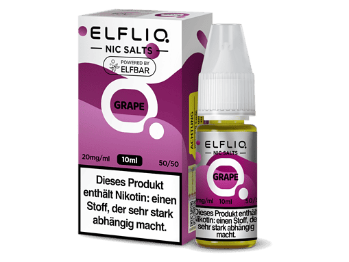 Grapefruit Nikotin Salz E-Liquid, 10ml Flasche, 20mg/ml, mit Hinweis auf starke Abhängigkeit, von LETZ Go.