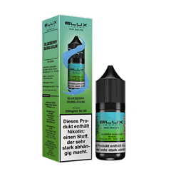 Blueberry bubblegum nikotinsalz e-liquid für vape, 10ml Flasche, elux legend serie, stark aromatisiert.