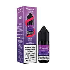 Elux Legend Nic Salts Grape Berry, 20mg/ml, 10ml Flasche, Nikotinsalz für intensiven Geschmack und starke Abhängigkeit, ideal für E-Zigaretten.