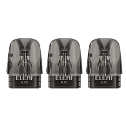 4. Ersatztanks für E-Zigaretten von ELEAF, transparent, 4 Stück, 0,4 Ohm Widerstand, ideal für Dampf- und Liquids Benutzer.