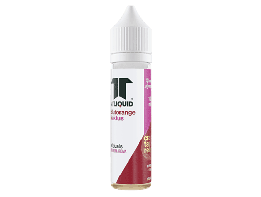 Flüssige E-Zigarette Eliquid in 10 ml Flasche mit Orange- und Kakteen-Geschmack, aromatisiert, 4 mg Nikotin, ideal für Dampfer, hochwertiges Liquid für E-Zigaretten, Geschmackshot.