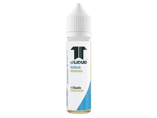 Kokomango Liquids E-Liquid Flasche, 10ml mit Kokos Ananas Geschmack, für E-Zigaretten, handliches Design, hochwertig und aromatisch, ideal für Dampfer, Premium Qualität, bei LETZ Go erhältlich.