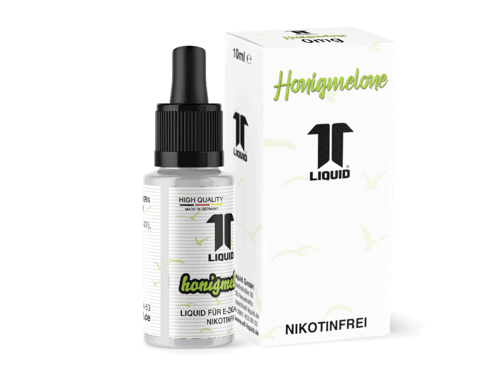 Elf-Liquid - Honigmelone - Nikotinsalz Liquid 1 Honigmelone Liquid für E-Zigaretten, nikotinfrei, 10ml Flasche, hochwertiges Liquid made in Germany.