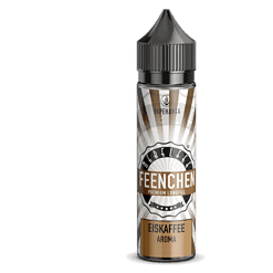 Feenchen Eiskaffee Aroma Longfill Flasche mit Tropfaufsatz, 20ml, für E-Zigaretten, Premium Longfill, intensiver Kaffeegeschmack, aromatisiert, Vape-Aromastab, ideal für Dampfer, köstliches Kaffee-Erlebnis.