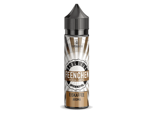 Feenchen Eiskaffee Aroma Longfill Flasche mit Tropfaufsatz, 20ml, für E-Zigaretten, Premium Longfill, intensiver Kaffeegeschmack, aromatisiert, Vape-Aromastab, ideal für Dampfer, köstliches Kaffee-Erlebnis.