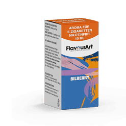 Aroma für E-Zigaretten, nikotinfrei, 10 ml, Birne Geschmack in blauer Verpackung.