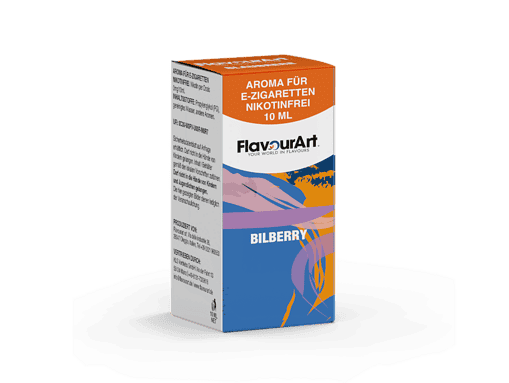 Aroma für E-Zigaretten, nikotinfrei, 10 ml, Birne Geschmack in blauer Verpackung.