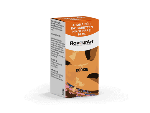 Aroma für E-Zigaretten Nikotinfrei, 10 ml Flasche, Cookie Geschmack, Vaporkonzentrat, für schmackhaftes Dampfen ohne Nikotin, ideal für Selbstmischer, aromatisiertes Liquid, eLiquid, Liquids.