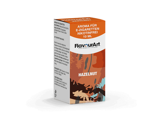 Aroma für E-Zigaretten, nikotinfrei, Hazelnut, 10ml, FlavourArt.
