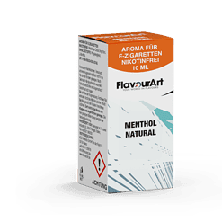 Aroma für E-Zigaretten nikotinfrei, Menthol Geschmack, 10 ml, FlavourArt.