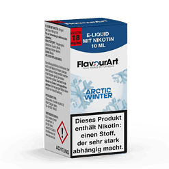 E-Liquid Arctic Winter mit Nikotin, 10 ml, FlavourYourArt.