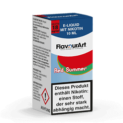 Himbeer-Flavor E-Liquid mit Nikotin, 10 ml, für Vape-Genuss.