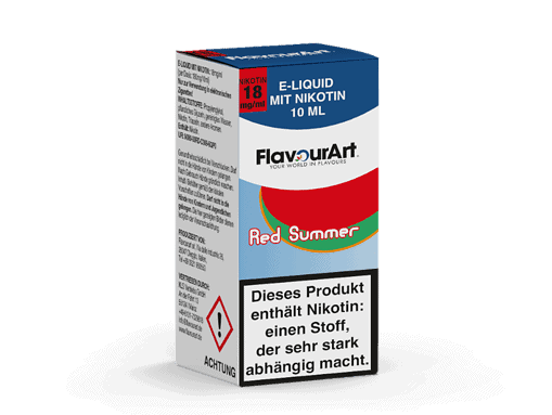 Himbeer-Flavor E-Liquid mit Nikotin, 10 ml, für Vape-Genuss.