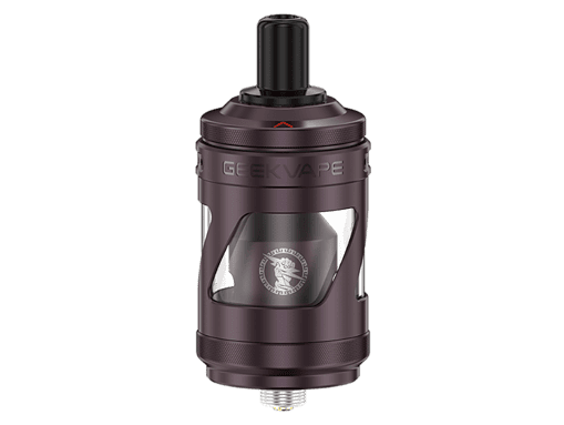 Hauptbild eines GeekVape Z200 Drip Tips mit dunkler Farbvariante und transparenten Seiten.