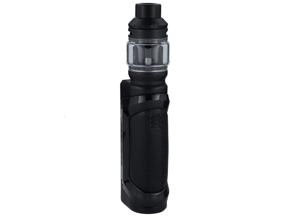 GeekVape Aegis Solo 2 E-Zigaretten Set 2 Akkuträger für E-Zigaretten mit Ledergriff und ergonomischem Design. Hochwertiges Material, ideal für Dampfer, langlebig und stilvoll. Perfekt für das tägliche Dampfen und unterwegs.