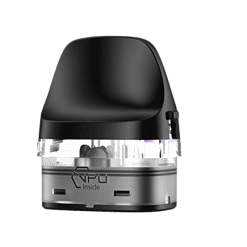 Vape Pod System in Schwarz mit transparentem Tank und modernen Design für den bequemen Gebrauch.