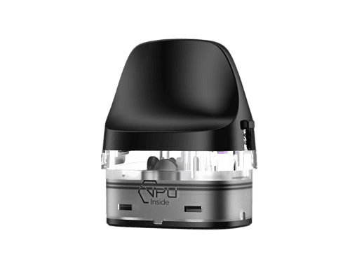 Vape Pod System in Schwarz mit transparentem Tank und modernen Design für den bequemen Gebrauch.